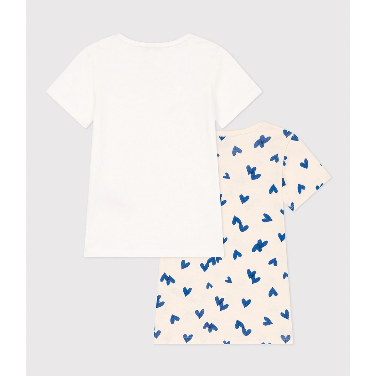 PETIT BATEAU Lot De 2 T-shirts De Corps Manches Courtes 4 PETIT BATEAU Lot De 2 T-shirts De Corps Manches Courtes – Image 2