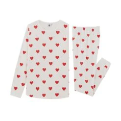 PETIT BATEAU Pyjama 2 Pièces Manches Longues Imprimé Cœurs -Petit Bateau Soldes 03cf1147b4a47443d5e1f2f904a2191e
