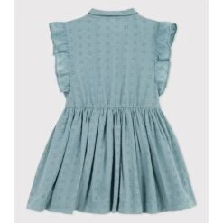 PETIT BATEAU Robe En Broderie Anglaise Avec Volants -Petit Bateau Soldes 0faa72dd954f4ad731e5433bcd90b1c4