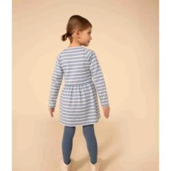 PETIT BATEAU Robe Manches Longues Rayées En Coton épais -Petit Bateau Soldes 11061af3a7b78c69a99b525b3ef20092