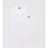 PETIT BATEAU Lot De 2 Maillots De Corps Bretelles -Petit Bateau Soldes 1e15eb82a43ae2d72a0f54bc685fb9a3 3