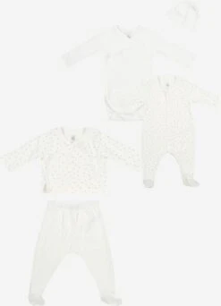 PETIT BATEAU Lingerie Ensemble De Linge Enfants Blanc