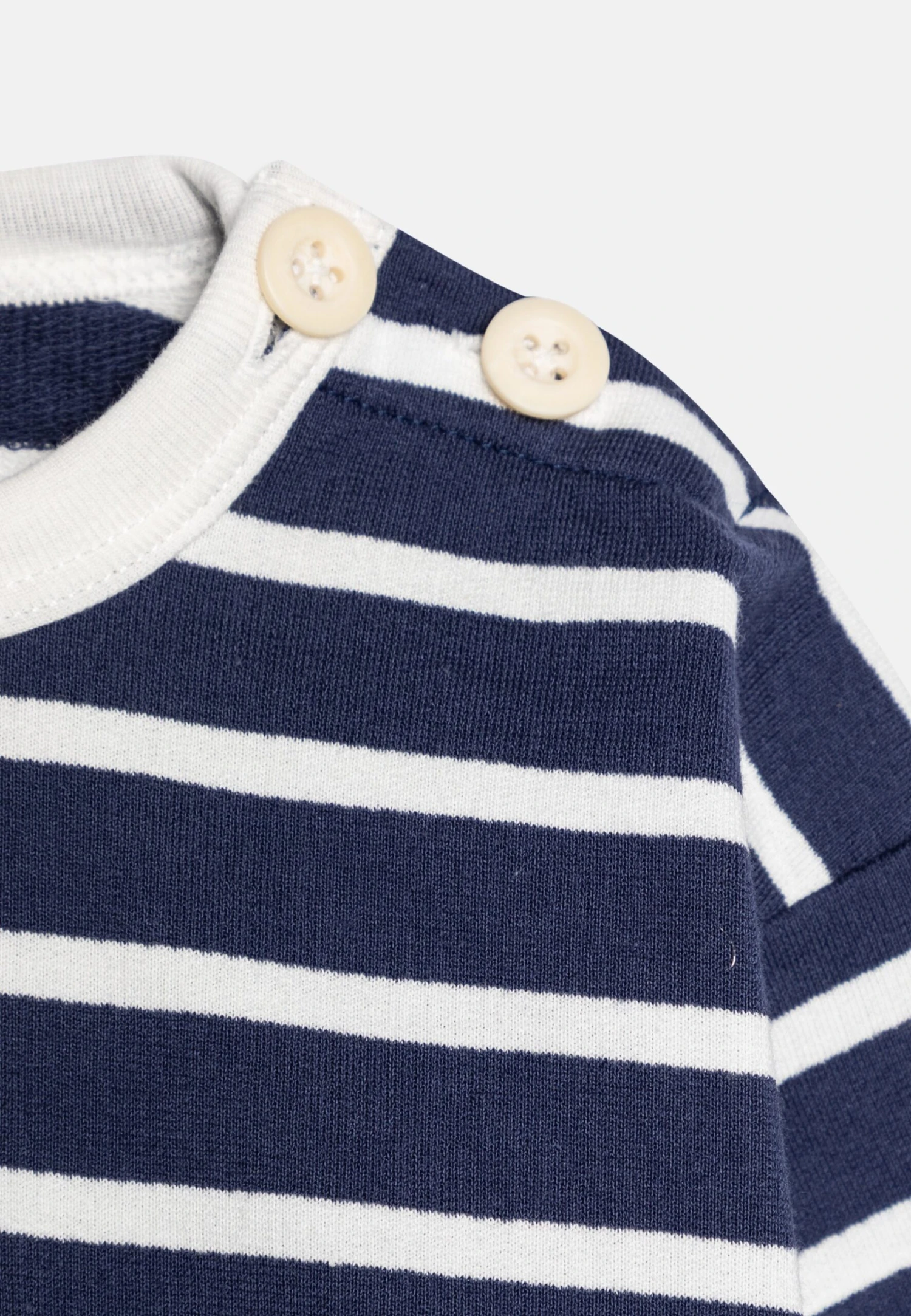 PETIT BATEAU Unisex - Sweatshirt - Chaloupe/Marshmallow 5 PETIT BATEAU Unisex - Sweatshirt - Chaloupe/Marshmallow – Image 3