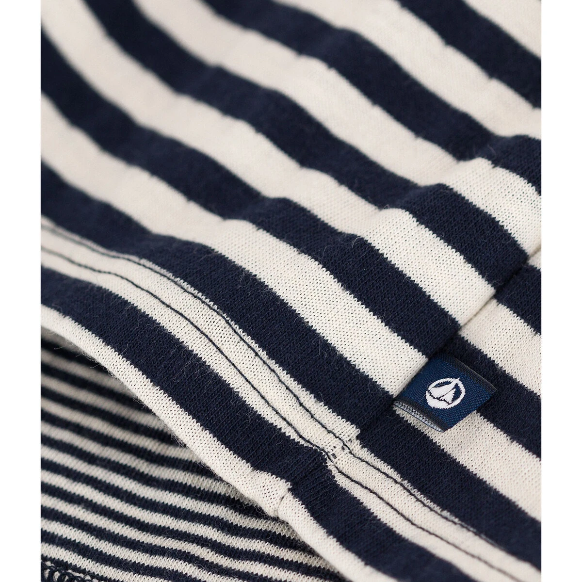 PETIT BATEAU Robe Manches Longues En Tubique Rayé 5 PETIT BATEAU Robe Manches Longues En Tubique Rayé – Image 3