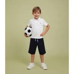 PETIT BATEAU Polo Manches Courtes En Coton -Petit Bateau Soldes 2fed69b5b80fa04e3092fddbc44eae27