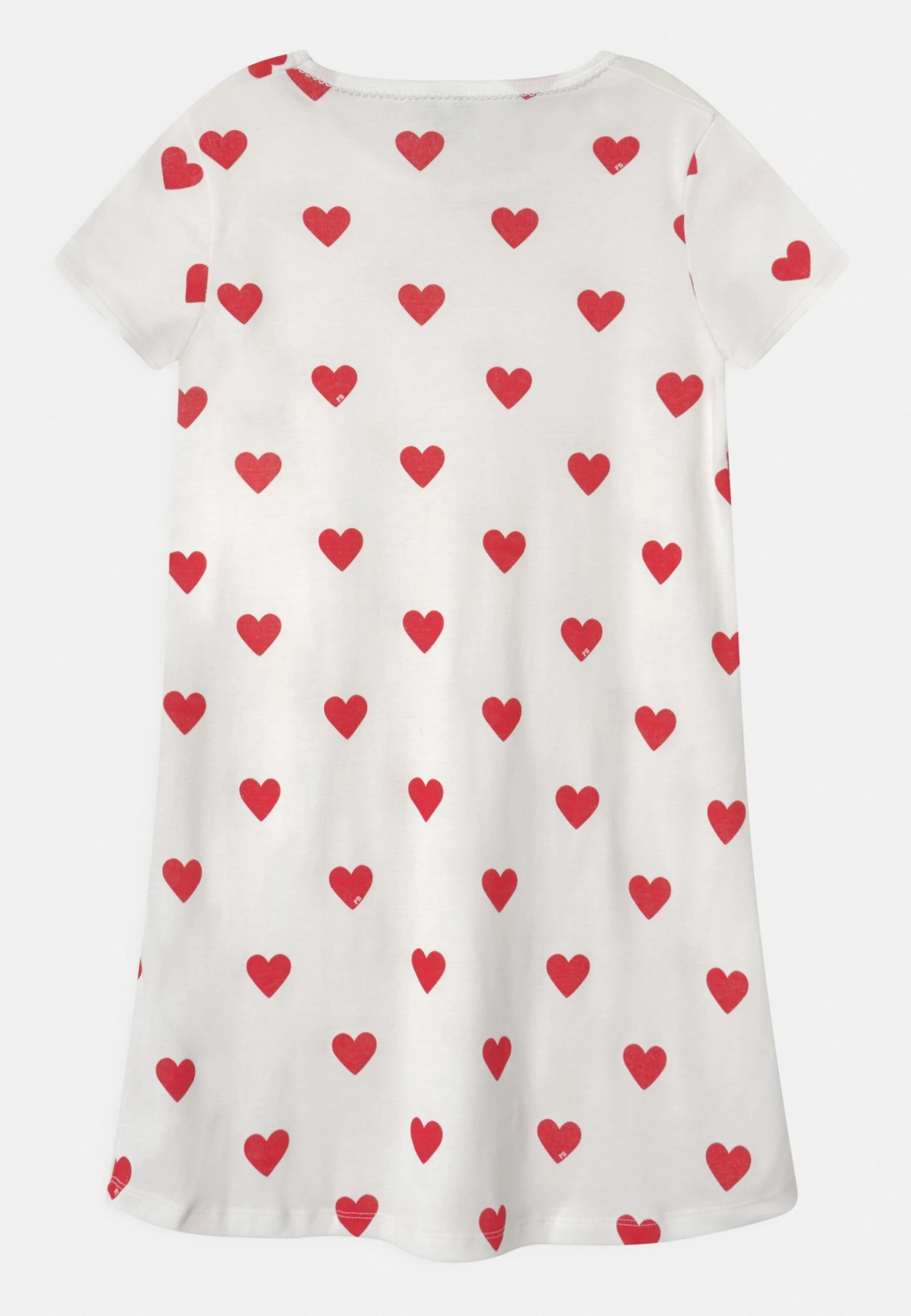 PETIT BATEAU Heart - Chemise De Nuit / Nuisette - Marshmallow/Terkuit 4 PETIT BATEAU Heart - Chemise De Nuit / Nuisette - Marshmallow/Terkuit – Image 2