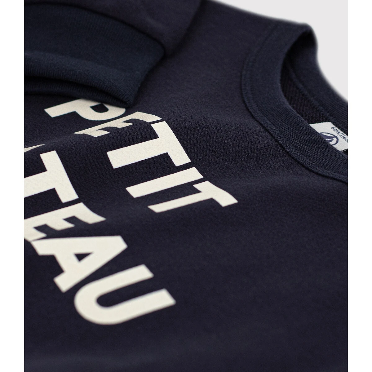 PETIT BATEAU Sweat Col Rond En Coton 7 PETIT BATEAU Sweat Col Rond En Coton – Image 5