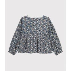 PETIT BATEAU Blouse évasée Imprimée -Petit Bateau Soldes 3b490c5aa2088d0a11ddc302fb8e261b