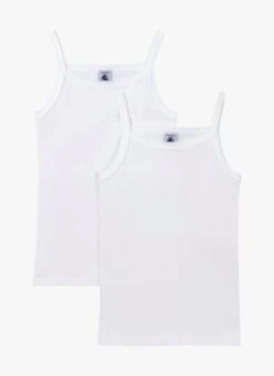 PETIT BATEAU Lot De 2 Tops En Coton | Multicolore