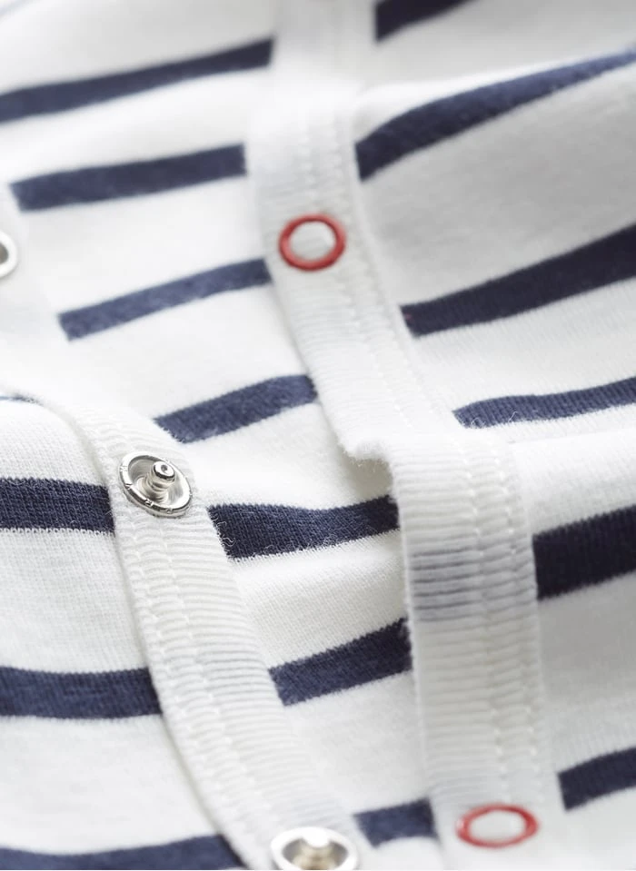 PETIT BATEAU Pyjama En Coton Rayé | Noir 5 PETIT BATEAU Pyjama En Coton Rayé | Noir – Image 3