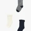 PETIT BATEAU Trio De Chaussettes En Tricot | Multicolore 2 PETIT BATEAU Trio De Chaussettes En Tricot | Multicolore -Petit Bateau Soldes 4135402