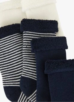 PETIT BATEAU Trio De Chaussettes En Tricot | Multicolore -Petit Bateau Soldes 4135428