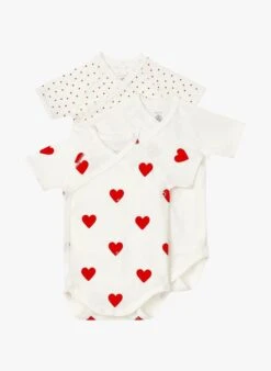 PETIT BATEAU Lots De 3 Bodies En Coton | Multicolore