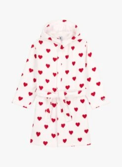 PETIT BATEAU Peignoir Imprimé En Coton | Orange