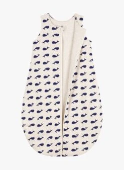 PETIT BATEAU Gigoteuse En Coton Imprimé | Bleu -Petit Bateau Soldes 4146656