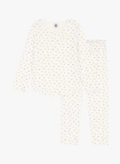 PETIT BATEAU Pyjama Imprimé à Fleurs En Coton | Multicolore