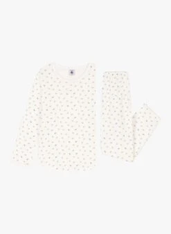 PETIT BATEAU Pyjama Imprimé à Fleurs En Coton | Multicolore -Petit Bateau Soldes 4146680
