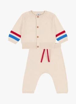 PETIT BATEAU Ensemble En Tricot En Coton Bio | Multicolore -Petit Bateau Soldes 4146685