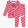 PETIT BATEAU Pyjama Milleraies En Coton Bio | Rouge -Petit Bateau Soldes 4146693