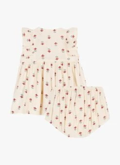 PETIT BATEAU Robe Et Bloomer Imprimés En Gaze De Coton | Multicolore 8 PETIT BATEAU Robe Et Bloomer Imprimés En Gaze De Coton | Multicolore -Petit Bateau Soldes 4146698