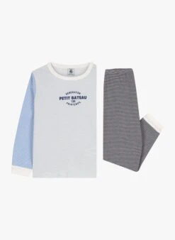 PETIT BATEAU Pyjama Milleraies En Coton Bio | Multicolore -Petit Bateau Soldes 4146712