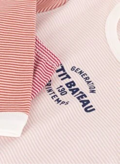 PETIT BATEAU Ensemble De Pyjama En Coton | Rose -Petit Bateau Soldes 4146715
