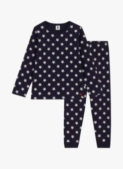 PETIT BATEAU Ensemble De Pyjama En Coton | Noir