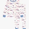 PETIT BATEAU Pyjama Paris En Coton Bio | Multicolore -Petit Bateau Soldes 4146735