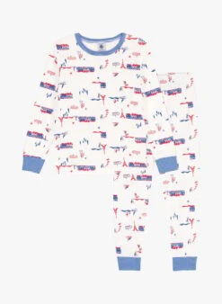 PETIT BATEAU Pyjama Paris En Coton Bio | Multicolore