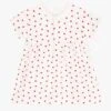 PETIT BATEAU Robe Col Rond Avec Body En Coton Bio | Rouge -Petit Bateau Soldes 4146757