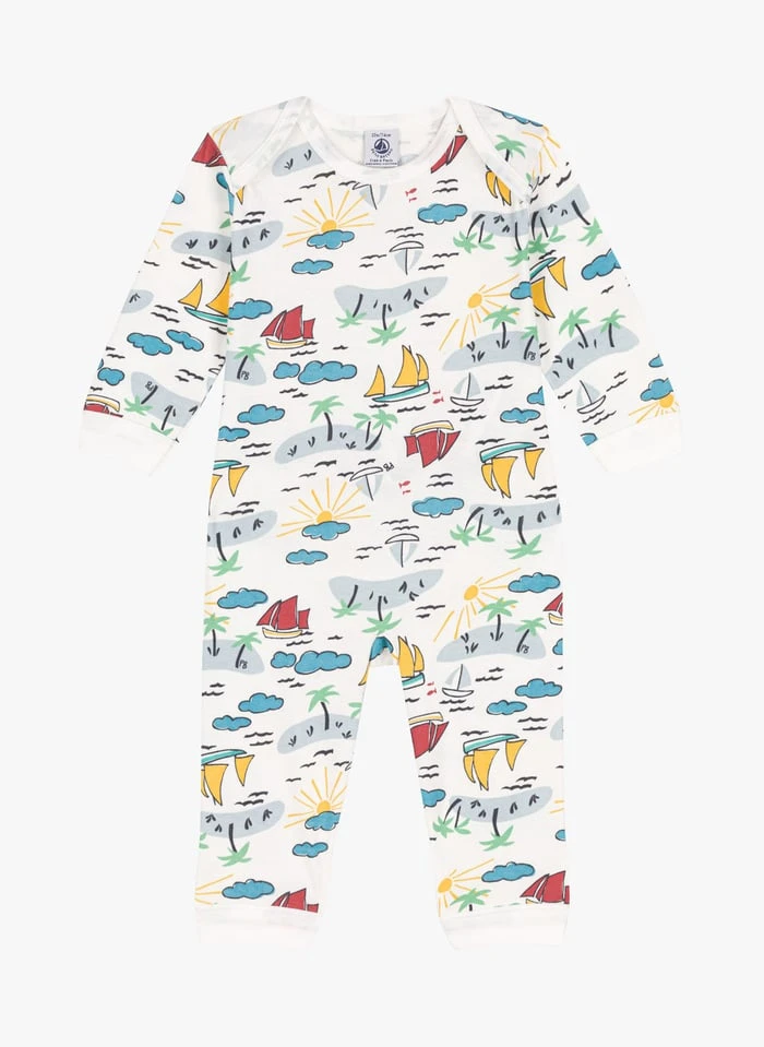 PETIT BATEAU Dors-bien Sans Pieds En Coton Bio | Multicolore 3 PETIT BATEAU Dors-bien Sans Pieds En Coton Bio | Multicolore