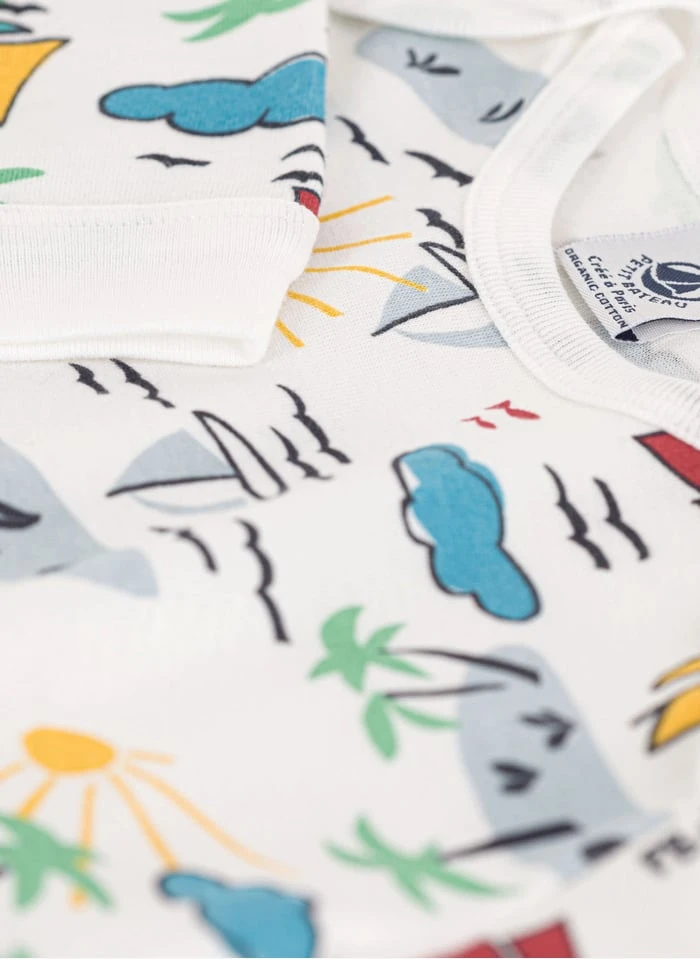 PETIT BATEAU Dors-bien Sans Pieds En Coton Bio | Multicolore 5 PETIT BATEAU Dors-bien Sans Pieds En Coton Bio | Multicolore – Image 3