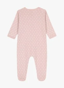 PETIT BATEAU Dors-bien à Pois En Coton Bio | Rose -Petit Bateau Soldes 4146774