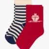 PETIT BATEAU Lot De 2 Paires De Chaussettes En Coton Mélangé | Multicolore -Petit Bateau Soldes 4146782
