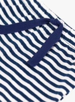 PETIT BATEAU Short à Rayures En Coton | Bleu -Petit Bateau Soldes 4146798