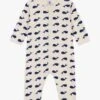 PETIT BATEAU Dors Bien Imprimé Baleines En Coton Bio | Bleu -Petit Bateau Soldes 4146802