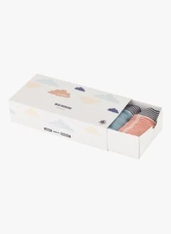 PETIT BATEAU Lot De 5 Boxers En Coton Bio | Multicolore -Petit Bateau Soldes 4146829