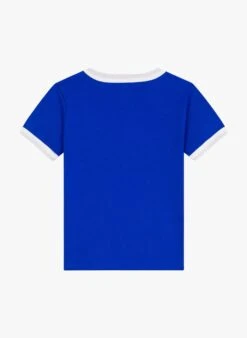 PETIT BATEAU Tee-shirt Col Rond En Coton | Bleu -Petit Bateau Soldes 4146831