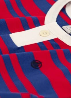 PETIT BATEAU Tee-shirt Col Rond Rayé En Coton | Blanc -Petit Bateau Soldes 4146853