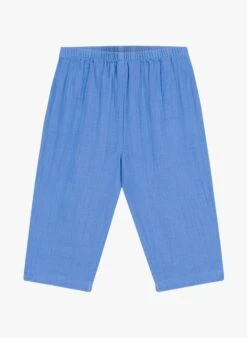 PETIT BATEAU Pantalon Droit En Coton | Bleu