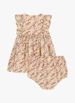 PETIT BATEAU Robe Avec Bloomer En Coton | Multicolore -Petit Bateau Soldes 4146901