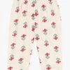 PETIT BATEAU Pantalon Droit Imprimé Fleuri En Coton | Multicolore -Petit Bateau Soldes 4146910