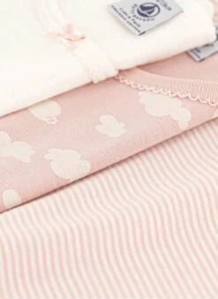 PETIT BATEAU Lot De 3 Tee-shirts En Coton | Multicolore -Petit Bateau Soldes 4146918