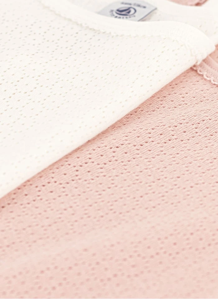 PETIT BATEAU Lot De 2 Débardeurs à Bretelles En Coton Ajouré | Multicolore 5 PETIT BATEAU Lot De 2 Débardeurs à Bretelles En Coton Ajouré | Multicolore – Image 3