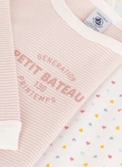 PETIT BATEAU Lot De 2 Pyjamas En Coton Bio | Multicolore -Petit Bateau Soldes 4146959