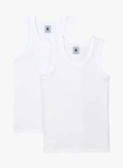 PETIT BATEAU Lot De 2 Débardeurs En Coton | Multicolore