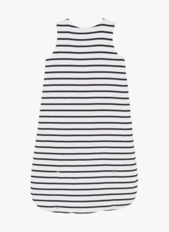 PETIT BATEAU Gigoteuse à Rayures En Coton | Blanc -Petit Bateau Soldes 4152203