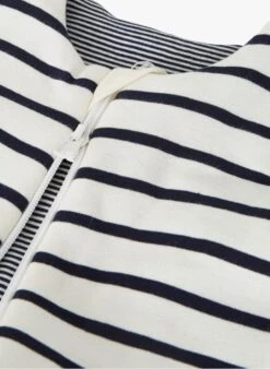 PETIT BATEAU Gigoteuse à Rayures En Coton | Blanc -Petit Bateau Soldes 4152204