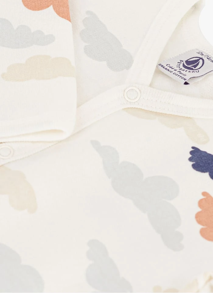 PETIT BATEAU Dors-bien Nuages En Coton Bio | Multicolore 5 PETIT BATEAU Dors-bien Nuages En Coton Bio | Multicolore – Image 3