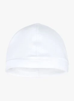 PETIT BATEAU Bonnet De Naissance En Coton Bio | Blanc